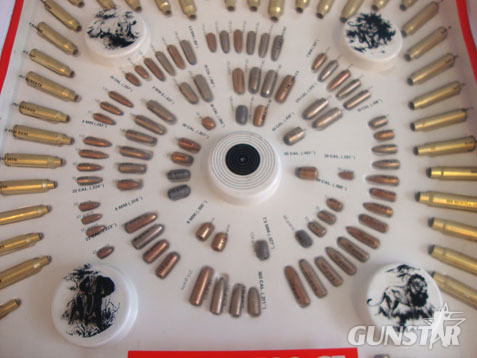 Norma Swedish Norma Factory Cartridge & Bullet Head Display Board Antique & Militaria