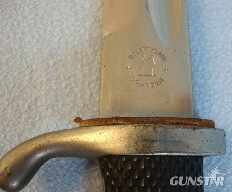  Robet Klaas, Solingen. Nazi M98 Dress Bayonet By Robet Klaas, Solingen, Scabbard Bayonet