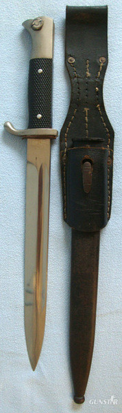 Robet Klaas, Solingen. Nazi M98 Dress Bayonet By Robet Klaas, Solingen, Scabbard Bayonet in 