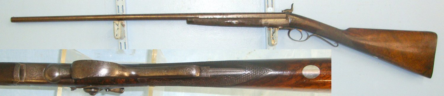  John Manton Sporting Shotgun. Sn 22572 Single Barrel None