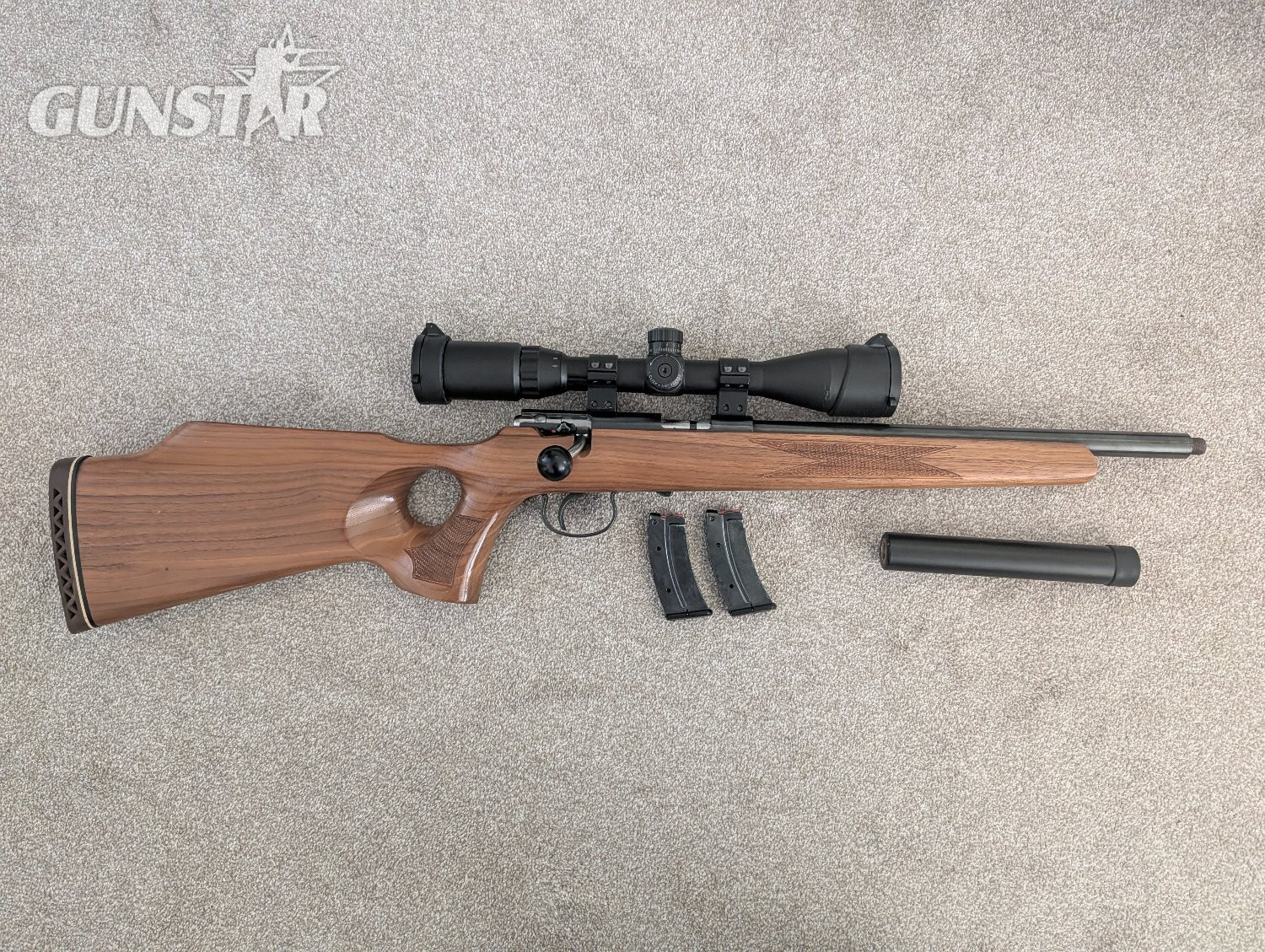 J.G. Anschütz 1417 Bolt Action .22 Long Rifle (.22 LR) Rifle in 