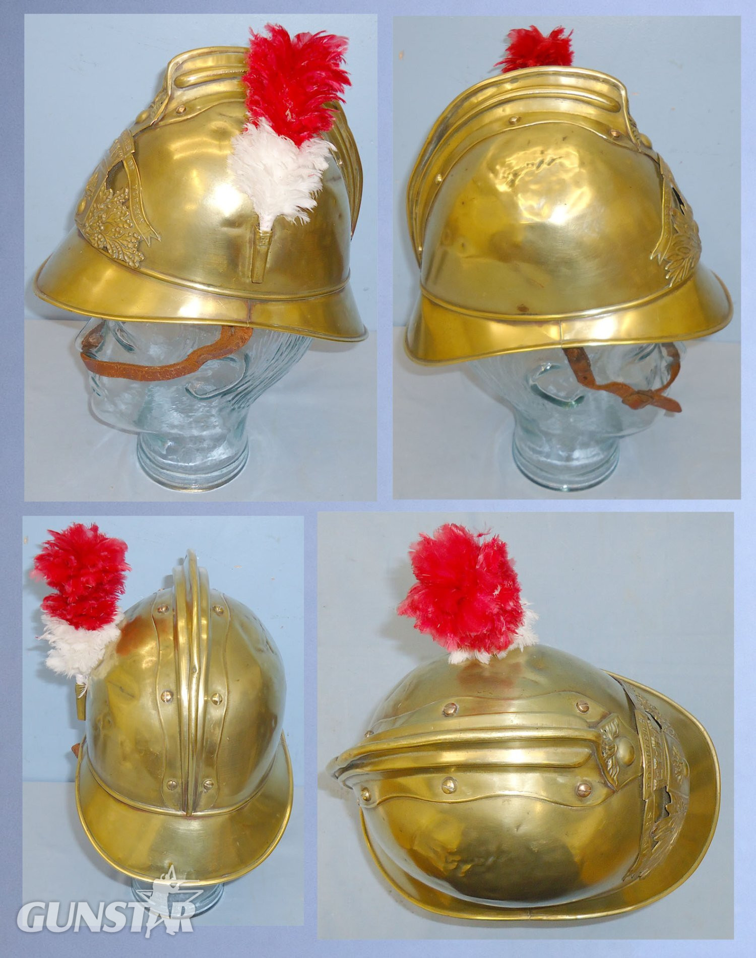 19th Century French Sapeurs Pompiers De Flechin Fireman\'s Helmet.22292. 19th Century French Sapeurs Pompiers De Flechin Fireman's Helmet.22292.  Antique & Militaria