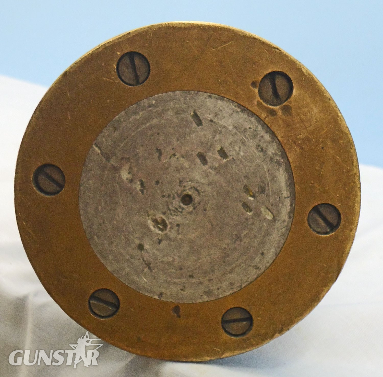 INERT DEACTIVATED. Early a scarce British 20pr (84x618R) High Explosive (HE) Drill Round. Sn - 22846:89 INERT DEACTIVATED. Early a scarce British 20pr (84x618R) High Explosive (HE) Drill Round. Sn - 22846:89  Other Ammunition