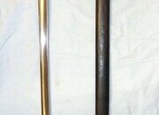 NAMED**Boer War 1901 Dated Blade & WW1 Era British George V 1897 Pattern Sword Guard Engraved To ‘H.W. Mirehouse II N. Staffs Regt’ (2nd Battalion Prince of Wales's (North Staffordshire) Regiment) With Field Service Scabbard & Frog. Sn 23484:88 Sword