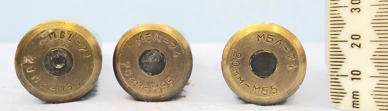 INERT. Yugoslavian, 20mm, Zastava Model 55, Anti-Aircraft Gun DUMMY Round. - O 1920 INERT. Yugoslavian, 20mm, Zastava Model 55, Anti-Aircraft Gun DUMMY Round. - O 1920  Other Ammunition