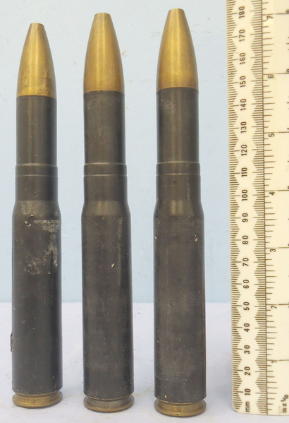 INERT. Yugoslavian, 20mm, Zastava Model 55, Anti-Aircraft Gun DUMMY Round. - O 1920 INERT. Yugoslavian, 20mm, Zastava Model 55, Anti-Aircraft Gun DUMMY Round. - O 1920  Other Ammunition - {CATEGORY} in 