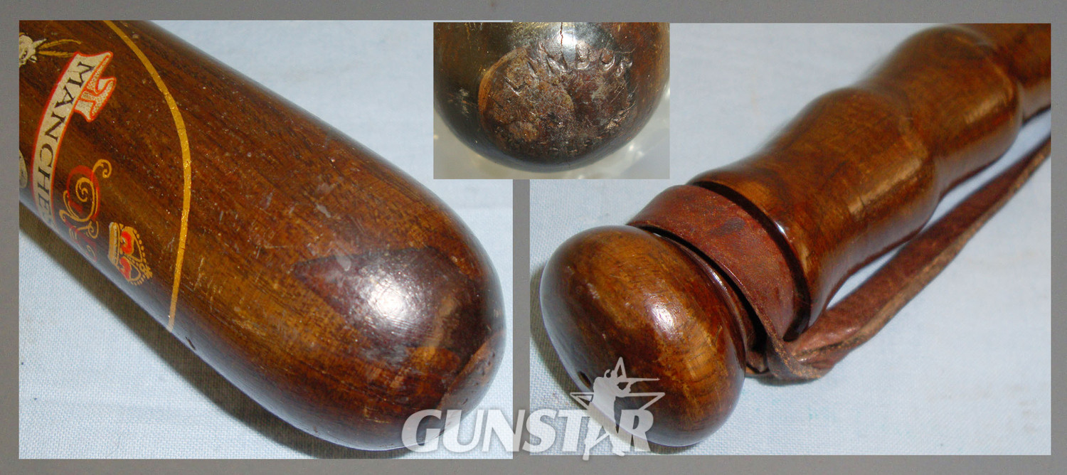  WWI era 1916-1919 Manchester Hand painted Presentation Truncheon to Special Constable John Howarth by Lindop Manchester. Sn 20677 WWI era 1916-1919 Manchester Hand painted Presentation Truncheon to Special Constable John by Lindop Manchester. . 20677. Antique & Militaria