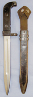 U.S.S.R. 6H3 AK47 Bayonet & Scabbard for the ‘Kalashnikov’ Rifle.  BAYO 338. Bayonet