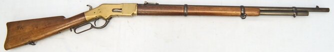 Winchester Model 1866 Lever Action .44 Rifle - {CATEGORY} in 