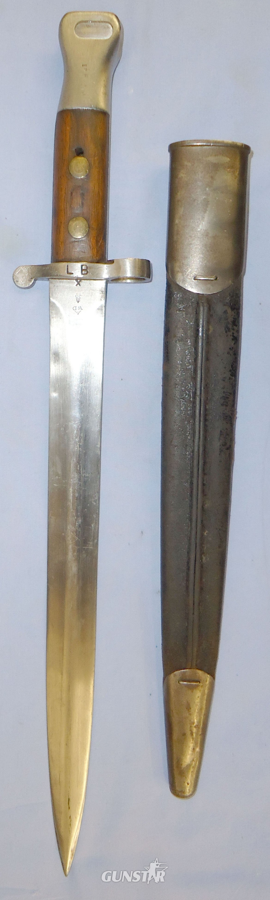  British 1888 Pattern Wilkinson Sword London MkI ‘2nd Type’ Bayonet and Scabbard. BAYO 618. Bayonet