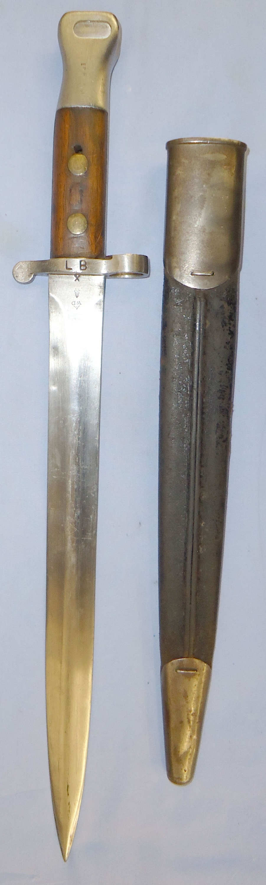  British 1888 Pattern Wilkinson Sword London MkI ‘2nd Type’ Bayonet and Scabbard. BAYO 618. Bayonet