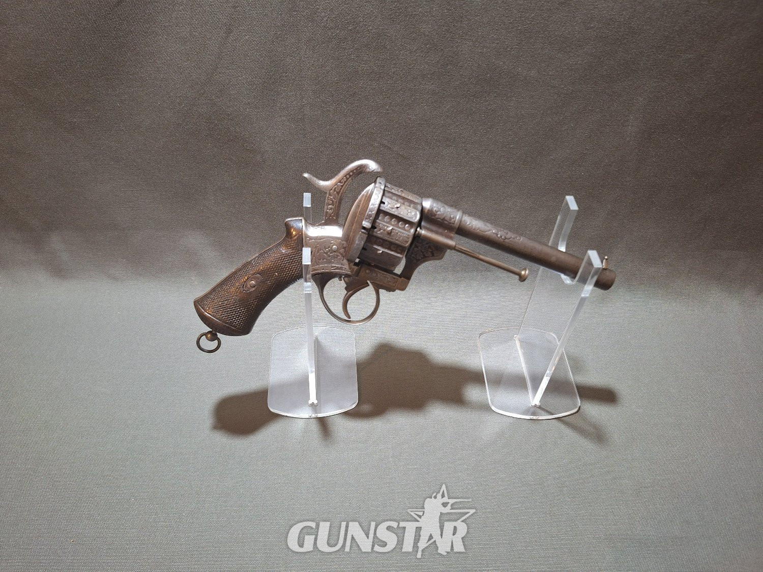 Lefaucheux 10 shot Obsolete Revolver - {CATEGORY} in 
