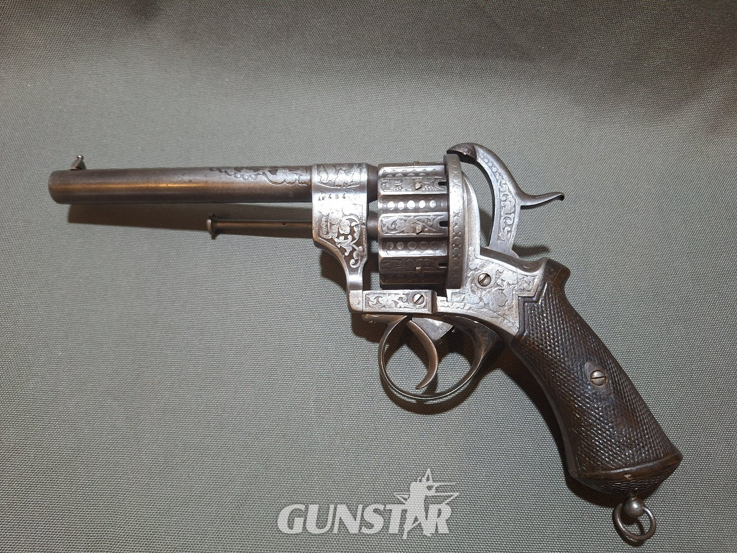 Lefaucheux 10 shot Obsolete Revolver 