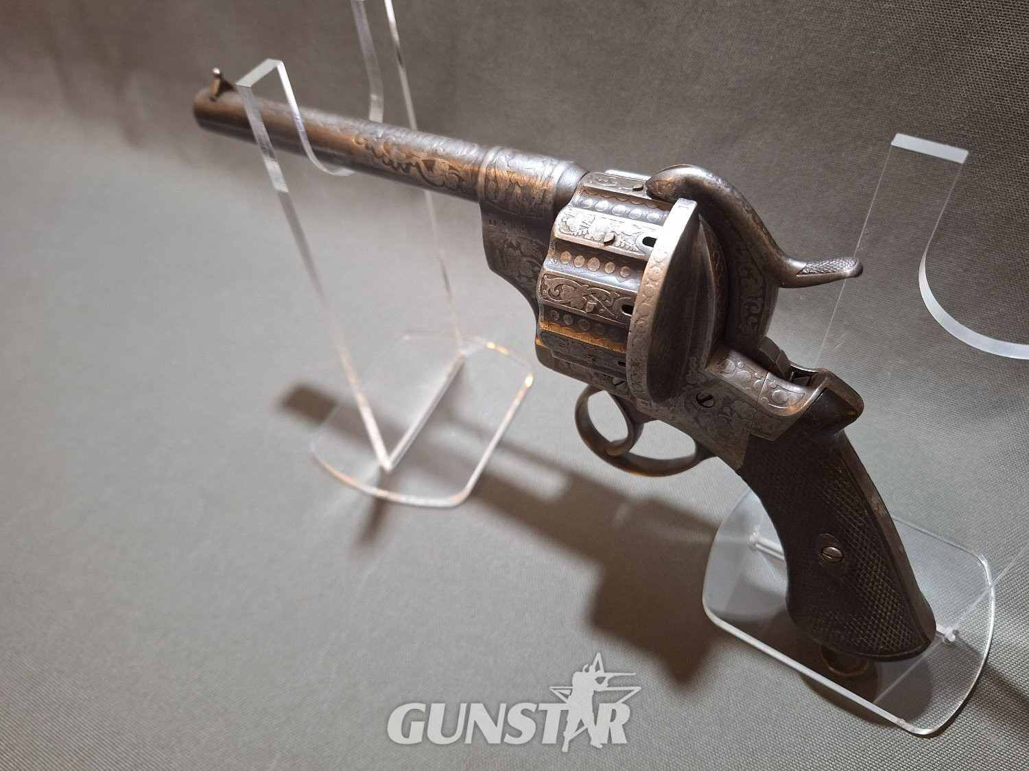 {CATEGORY} - Lefaucheux 10 shot Obsolete Revolver