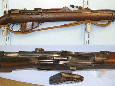 EXTREMELY RARE**1904 British WD LSA Co (London Small Arms Company) SMLE MK I .303 Calibre Service Rifle With Correct MK I Features, Royal Navy Issue Magazine Cut Off & Sling**EARLY UK 1993 DEACTIVATION COCKS & DRY FIRES**Sn 23695 deactivated rifle Bolt Action None Rifle