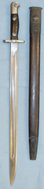 WWI 1918 Dated 1907 Pattern, Australian, Lithgow, Bayonet and Mangrovite Double Seamed Leather Scabbard. 20565:4 Bayonet