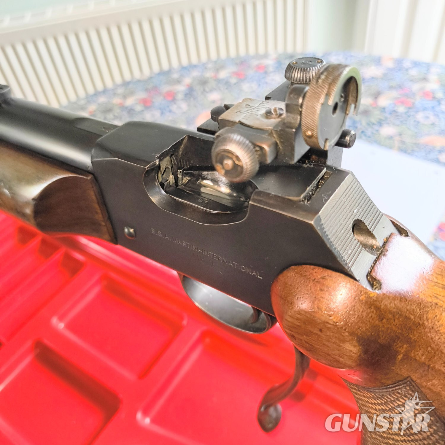 {CATEGORY} - BSA International Mk II LEFT HAND Single Shot .22 Long Rifle (.22 LR) Rifle