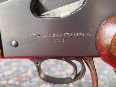 BSA International Mk II LEFT HAND Single Shot .22 Long Rifle (.22 LR) Rifle