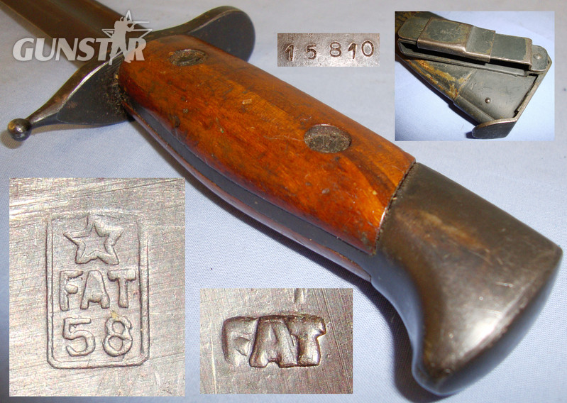 Rare* Italian Fighting Knife ‘Assaltatori Assault Troops’ (FAT 58). ED 2668. Dagger