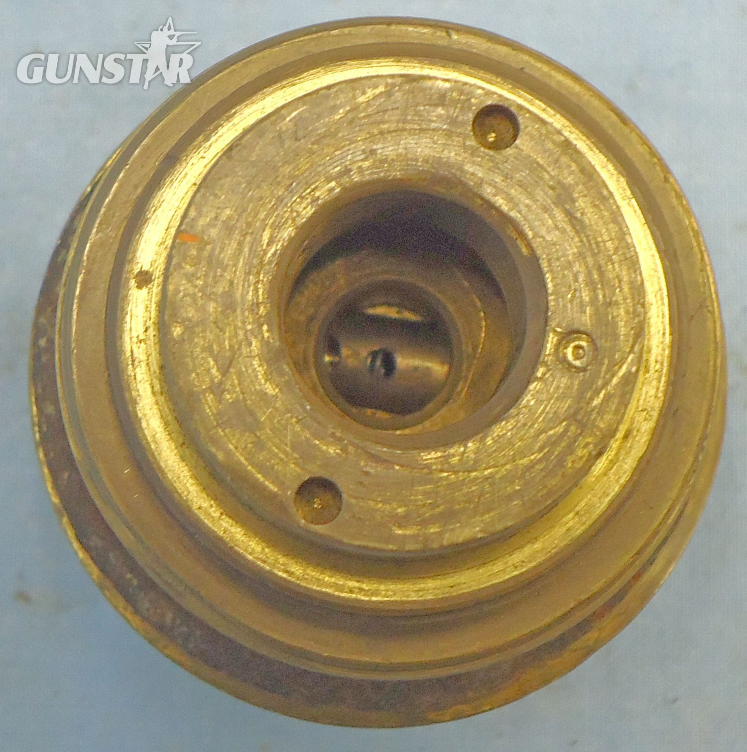 {CATEGORY} - INERT DEACTIVATED. **MINT** Rare, Strippable, British WW1 British No 100 Percussion Nose Fuze For High Explosive & Smoke Rounds. - O 2184 INERT DEACTIVATED. **MINT** Rare, Strippable, British WW1 British No 100 Percussion Nose Fuze For High Explosive & Smoke Rounds. - O 2184  Other Ammunition
