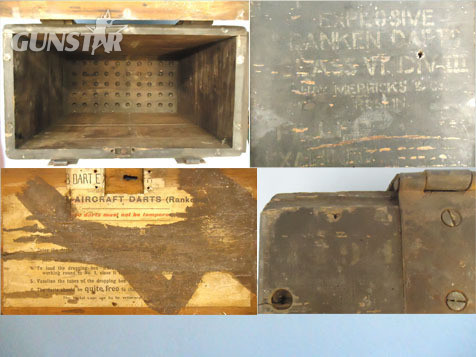 Rankin Anti-Zeppelin Explosive Darts 50 Round Ammunition Box O 1281 Rankin Anti-Zeppelin Explosive Darts 50 Round Ammunition Box O 1281 Antique & Militaria