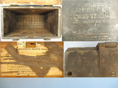 Rankin Anti-Zeppelin Explosive Darts 50 Round Ammunition Box O 1281 Rankin Anti-Zeppelin Explosive Darts 50 Round Ammunition Box O 1281 Antique & Militaria