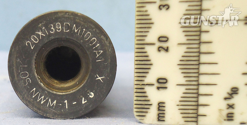 INERT DEACTIVATED. Dutch Made HS820, 20x139 Target Practice Round For The Rheinmetall Mk 20 Rh-202 Anti-Aircraft Gun. - O 1921 INERT DEACTIVATED. Dutch Made HS820, 20x139 Target Practice Round For The Rheinmetall Mk 20 Rh-202 Anti-Aircraft Gun. - O 1921  Other Ammunition