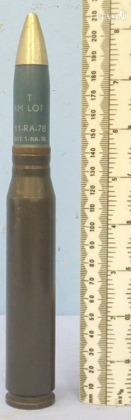 INERT DEACTIVATED. Dutch Made HS820, 20x139 Target Practice Round For The Rheinmetall Mk 20 Rh-202 Anti-Aircraft Gun. - O 1921 INERT DEACTIVATED. Dutch Made HS820, 20x139 Target Practice Round For The Rheinmetall Mk 20 Rh-202 Anti-Aircraft Gun. - O 1921  Other Ammunition - {CATEGORY} in 