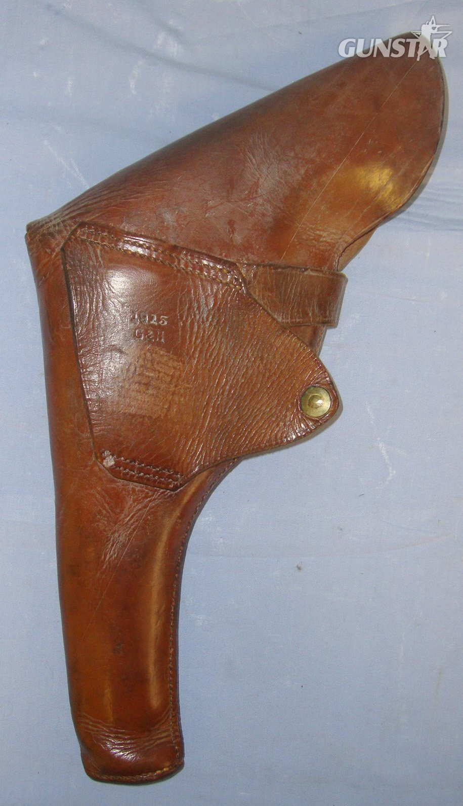  WW1 British 1915 G&H Sam Browne Pattern Officer’s Leather Holster for Webley & Enfield MK VI .455\" Calibre Service Revolvers. Sn 21953 Care & Storage