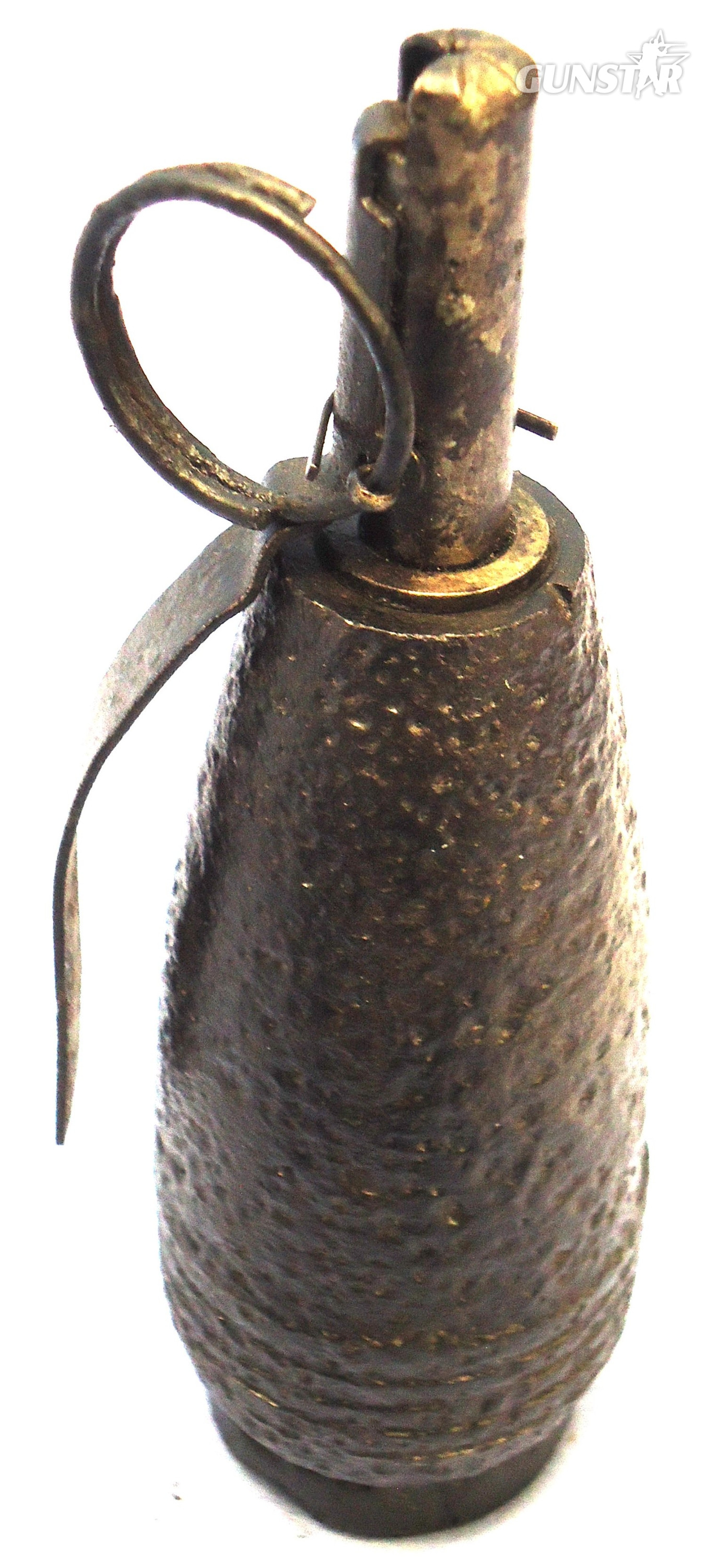 DEACTIVATED INERT. Vietnam War Era Communist Improvised Hand Grenade from the Body of an American 50mm Mortar Body. O 2406 - O 2406 DEACTIVATED INERT. Vietnam War Era Communist Improvised Hand Grenade from the Body of an American 50mm Mortar Body. O 2406 - O 2406 Various Other Ammunition in 