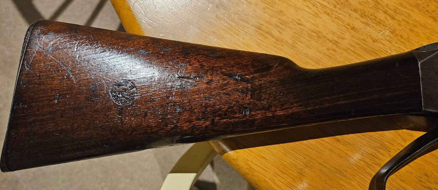 Martini–Enfield Martini-Henry  Mk1 1873, Matching numbers (3114) bronze axis pin, Checkered Butt plate, 3 Stap Swivels. Lovely original Rifle in Original conditionand full working order with Originals White Strap. Lever Action .577 Rifle - {CATEGORY} in 