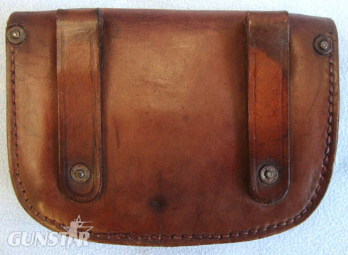 B.H. & G. Royal Navy Leather Amunition Pouch By B.H. & G Clothing