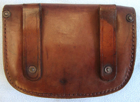 B.H. & G. Royal Navy Leather Amunition Pouch By B.H. & G Clothing