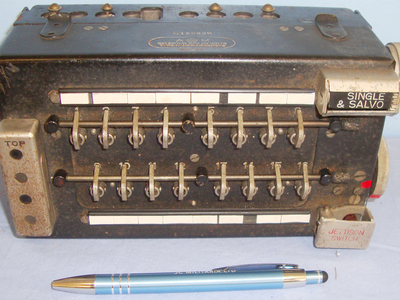 Rare* Sunderland Flying Boat Bomb Selector Switch Panel. Sn 20583. Rare* Sunderland Flying Boat Bomb Selector Switch Panel. Sn 20583. Antique & Militaria