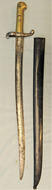 French Model 1842 Sabre Bayonet & Steel Scabbard BAYO 651 Bayonet