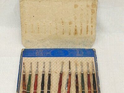 Circa 1910 Salesmans Rogers Of Sheffield Penknife Sample Display Antique & Militaria