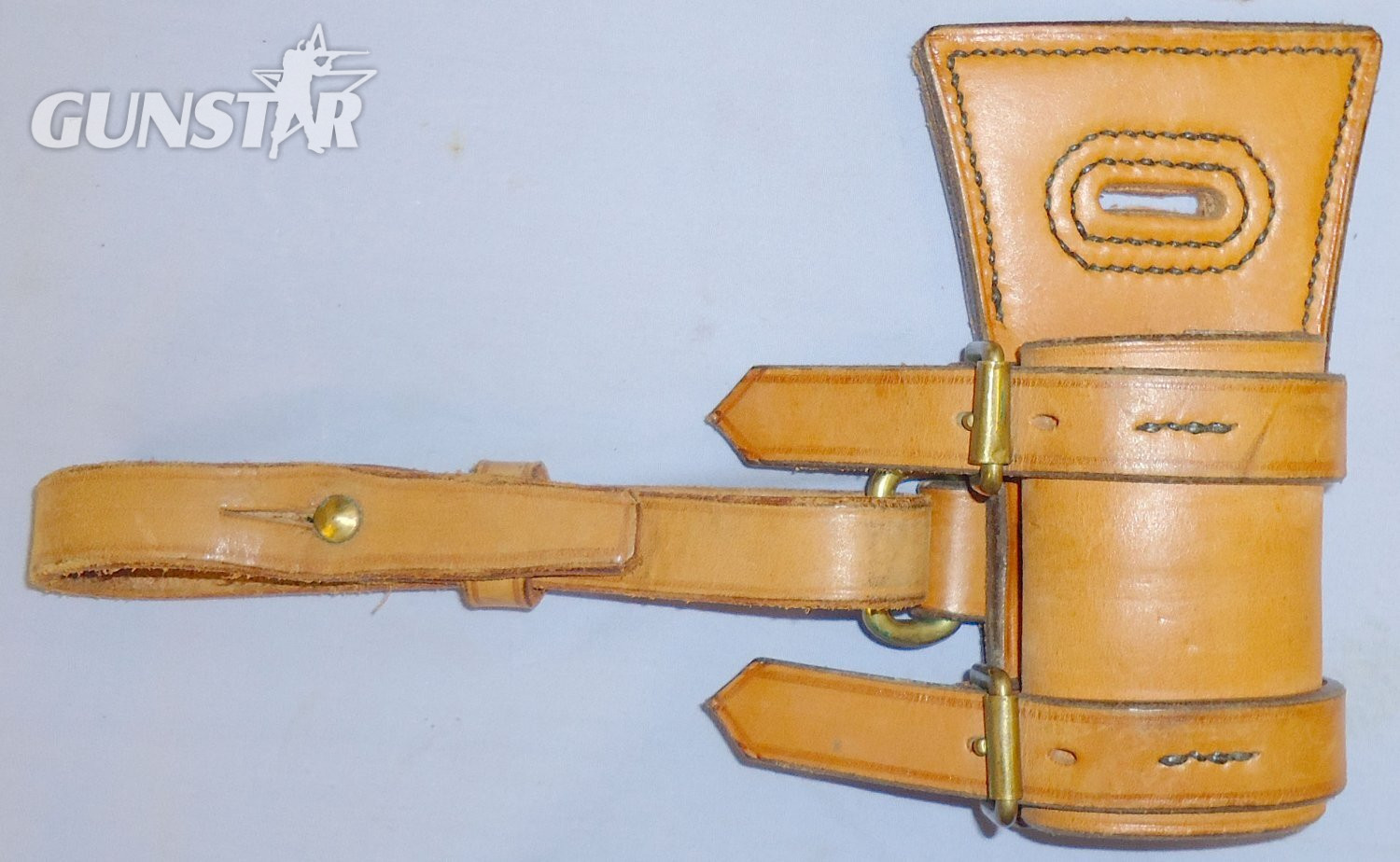 Un-issued* Thick Leather Adjustable Sword Frog for Saddle Equipment. 20191. Un-issued* Thick Leather Adjustable Sword Frog for Saddle Equipment. 20191. Other Accessory in 