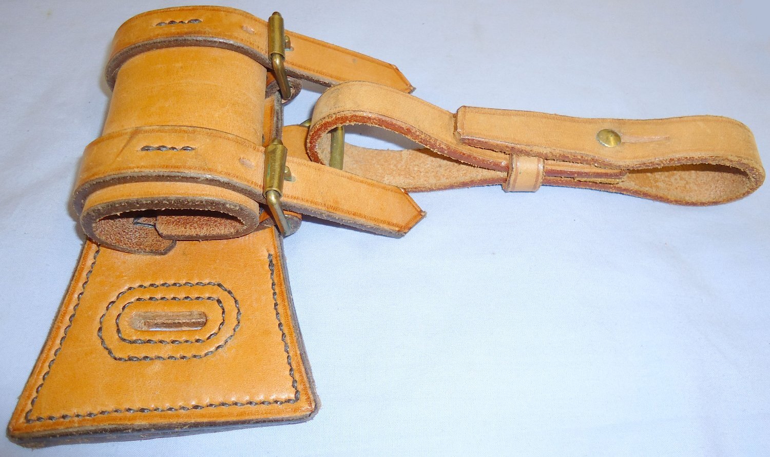Un-issued* Thick Leather Adjustable Sword Frog for Saddle Equipment. 20191. Un-issued* Thick Leather Adjustable Sword Frog for Saddle Equipment. 20191. Other Accessory