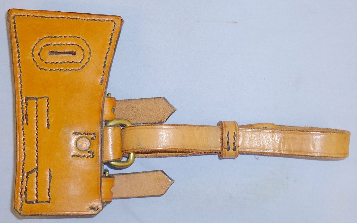  Un-issued* Thick Leather Adjustable Sword Frog for Saddle Equipment. 20191. Un-issued* Thick Leather Adjustable Sword Frog for Saddle Equipment. 20191. Other Accessory