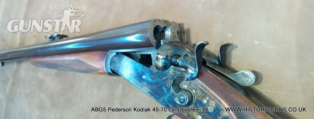 Pedersoli Kodiak Mk4 Double Rifle 0.45 Rifle in 