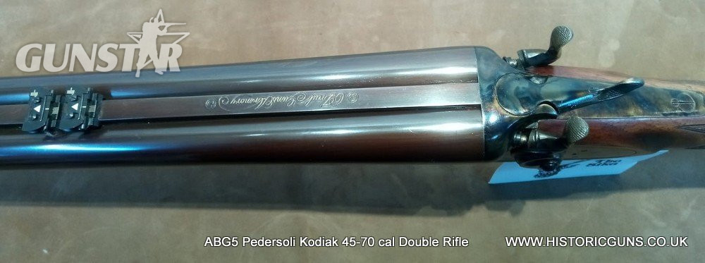  Pedersoli Kodiak Mk4 Double Rifle 0.45 Rifle