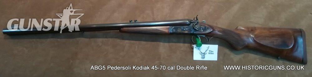 Pedersoli Kodiak Mk4 Double Rifle 0.45 Rifle - {CATEGORY}