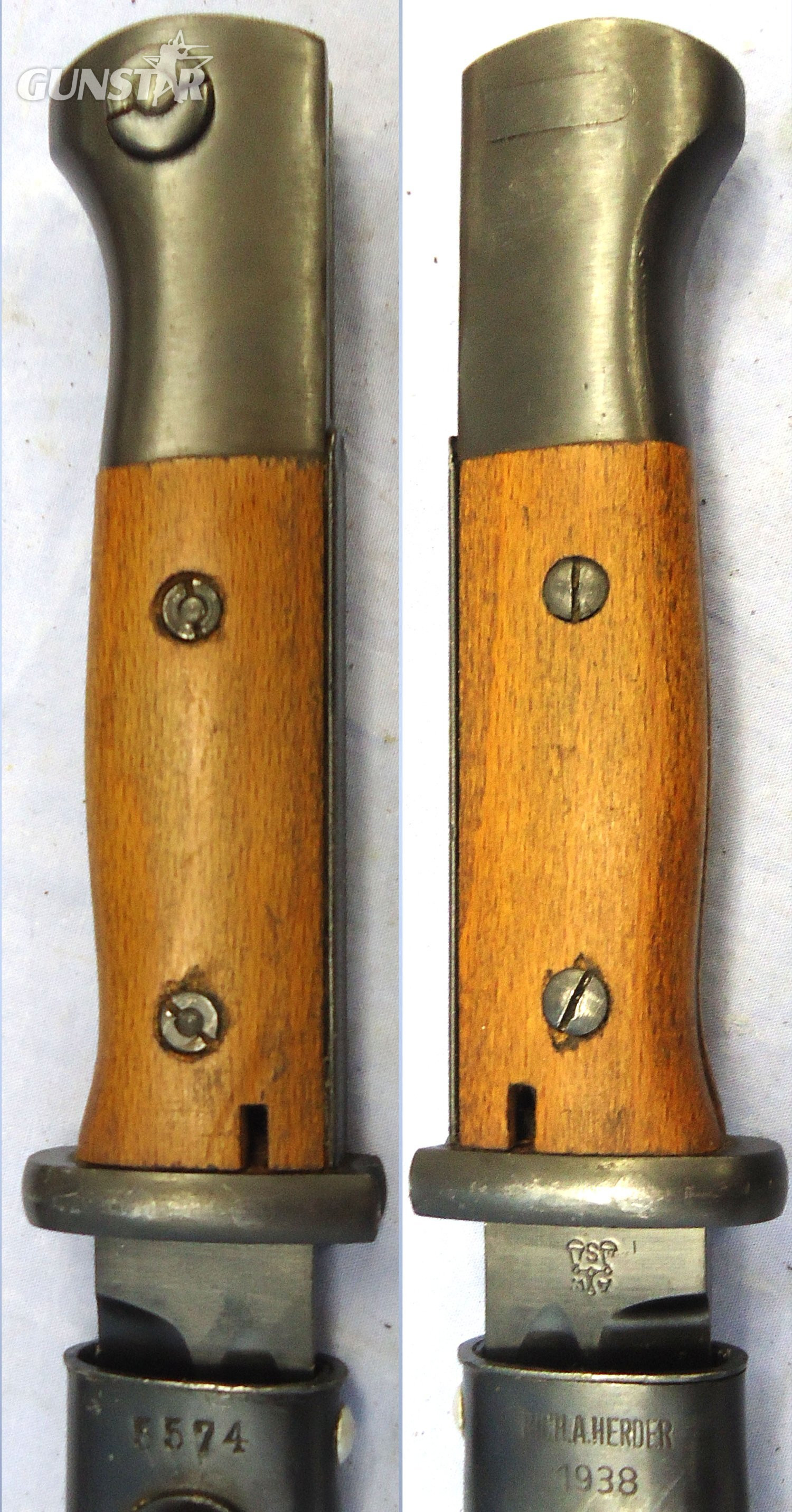 WW1, 1917 Dated, Imperial German, Pattern 98/05 Sawback Butcher Bayonet & Matching Scabbard by Waffenfabrik Mauser. BAYO 369 Bayonet