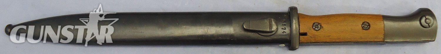 WW1, 1917 Dated, Imperial German, Pattern 98/05 Sawback Butcher Bayonet & Matching Scabbard by Waffenfabrik Mauser. BAYO 369 Bayonet - {CATEGORY}