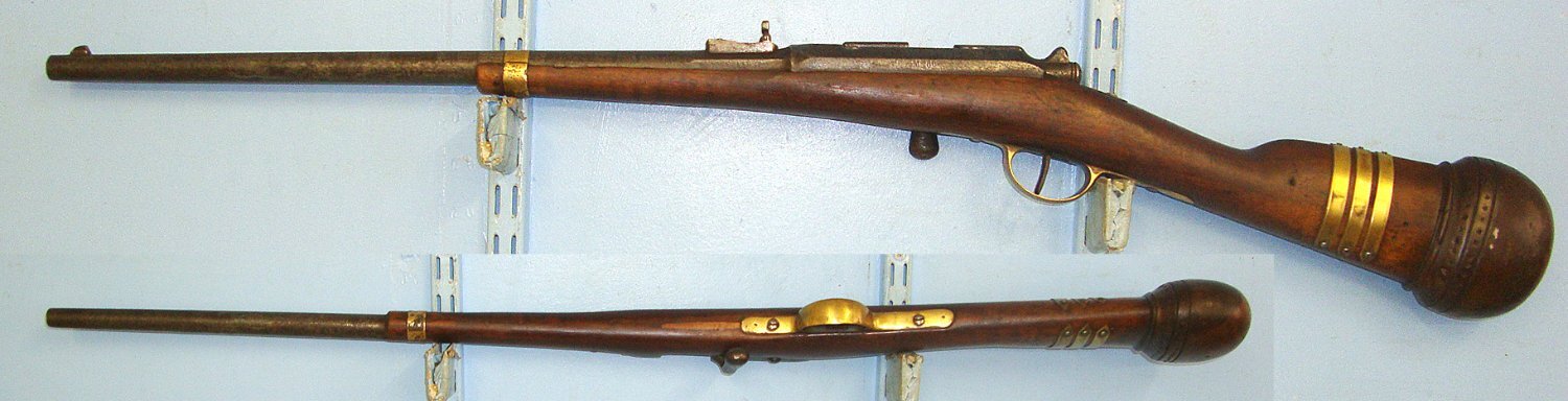  RARE**ARAB CAPTURED & MODIFIED FRENCH FORIEGN LEGION**Manufacture d'Armes de Saint-Étienne Or Tulle Arsenal Fusil Gras M80 Model 1874 (74/80) 11mm Calibre Bolt Action Carbine. Sn 23662 carbine Bolt Action Obsolete Rifle