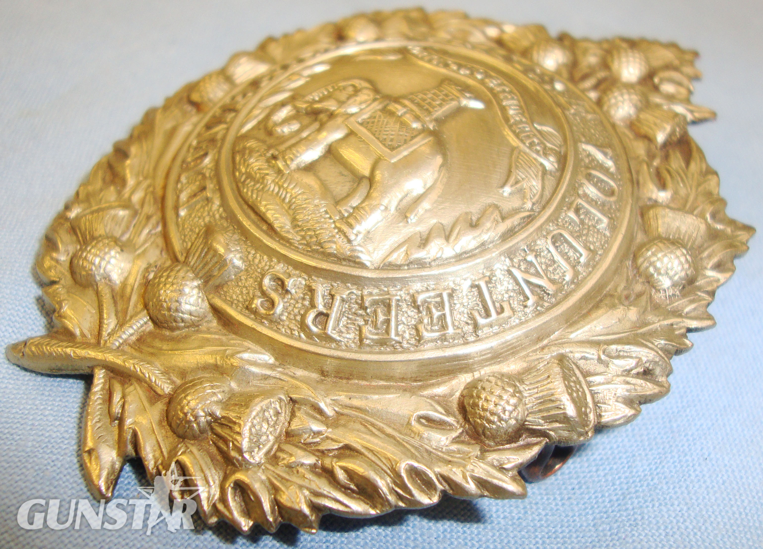 Victorian Era* Dunbartonshire Rifle Volunteers Cap Badge. BA 430. Victorian Era* Dunbartonshire Rifle Volunteers Cap Badge. BA 430. Antique & Militaria