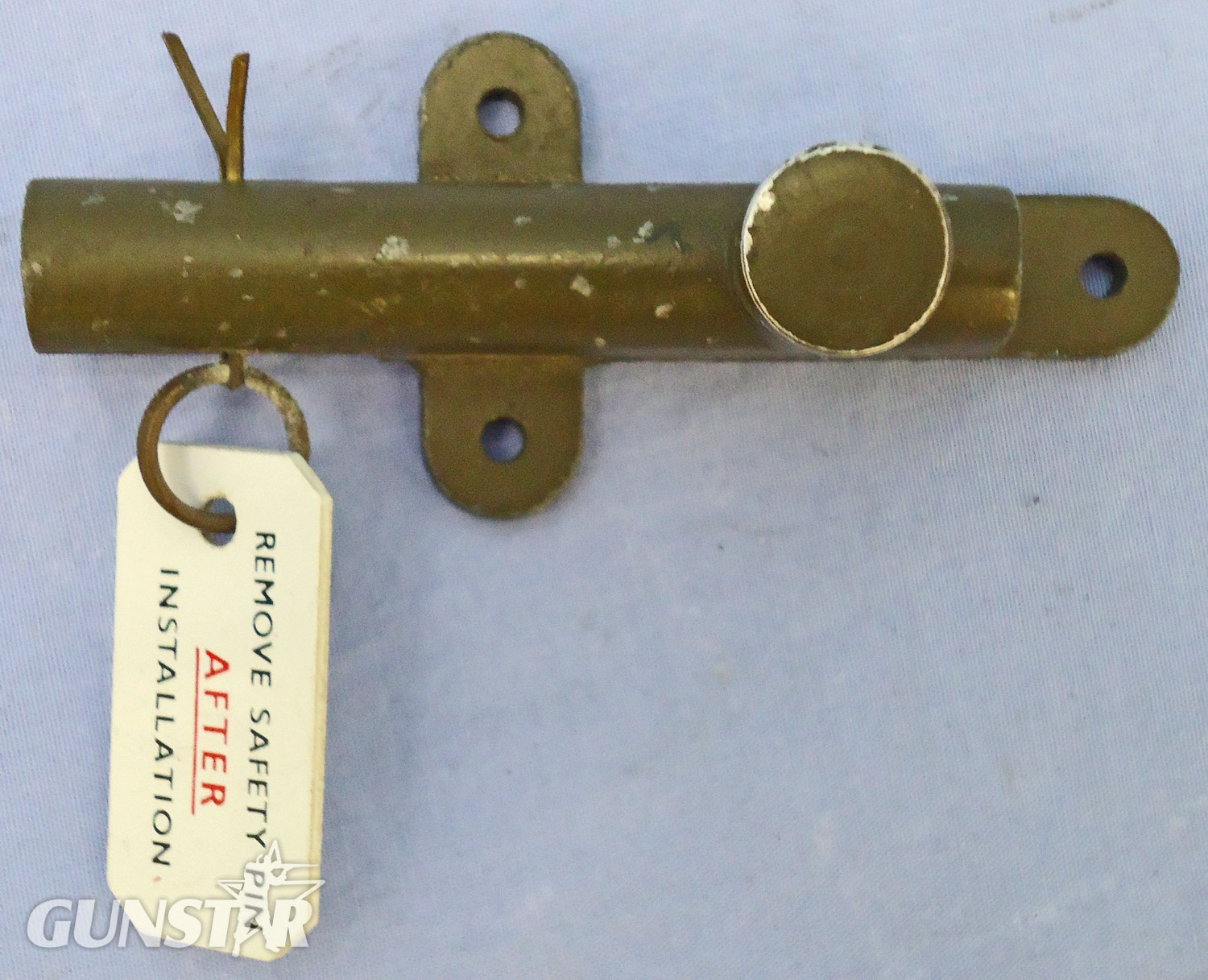 {CATEGORY} - INERT DEACTIVATED. American Vietnam War Era, M1 Booby Trap Pressure Firing Fuze With An Adapted Grenade Head By OL. - O 2050 INERT DEACTIVATED. American Vietnam War Era, M1 Booby Trap Pressure Firing Fuze With An Adapted Grenade Head By OL. - O 2050  Other Ammunition in 