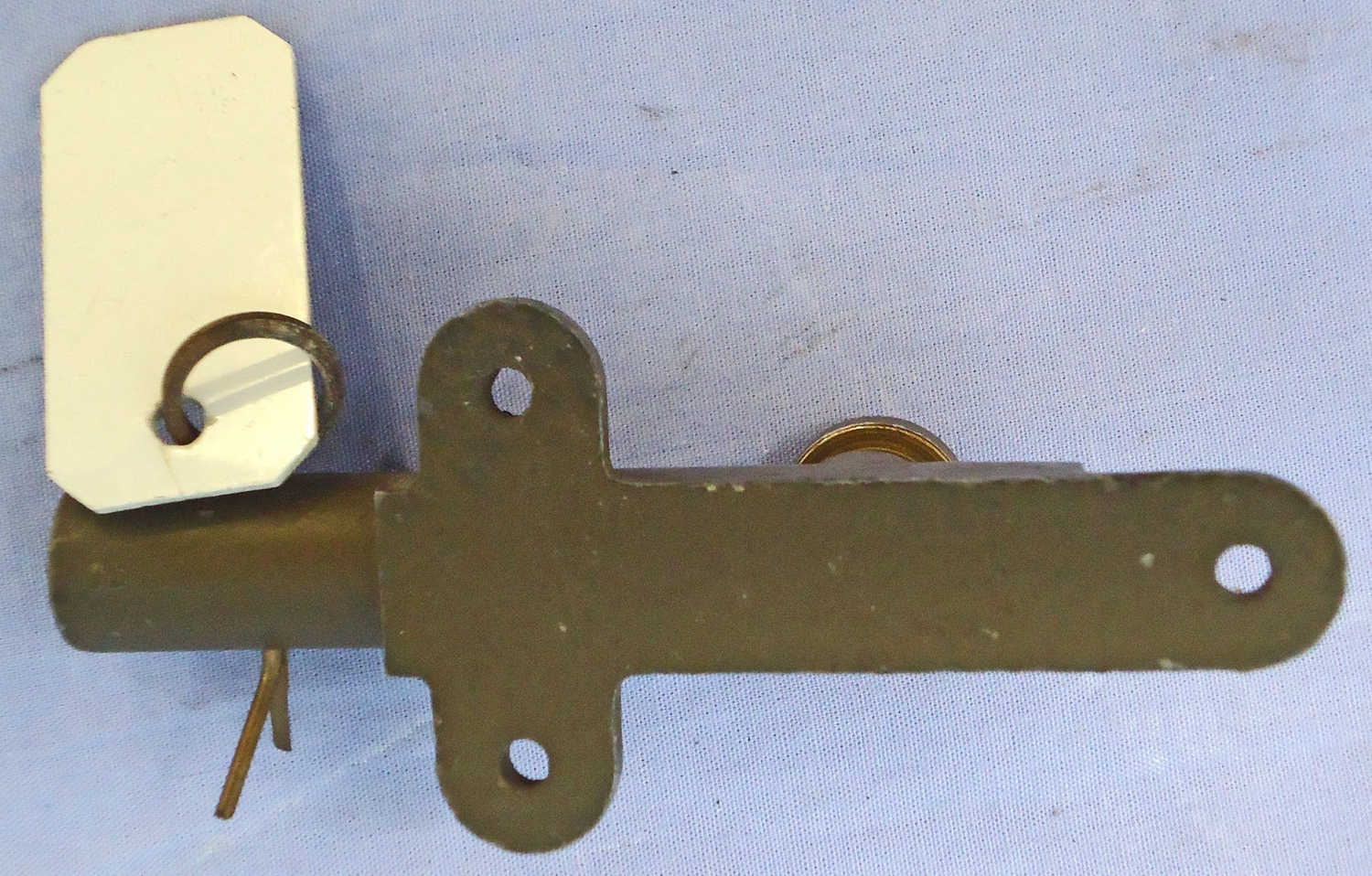 {CATEGORY} - INERT DEACTIVATED. American Vietnam War Era, M1 Booby Trap Pressure Firing Fuze With An Adapted Grenade Head By OL. - O 2050 INERT DEACTIVATED. American Vietnam War Era, M1 Booby Trap Pressure Firing Fuze With An Adapted Grenade Head By OL. - O 2050  Other Ammunition
