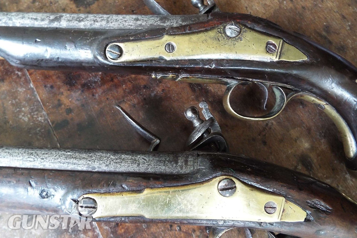 Tower Yeomanry Pistols Brace of flintlock Royal Foresters Pistols .60 Cal Muzzleloader Muzzleloader - {CATEGORY} in 