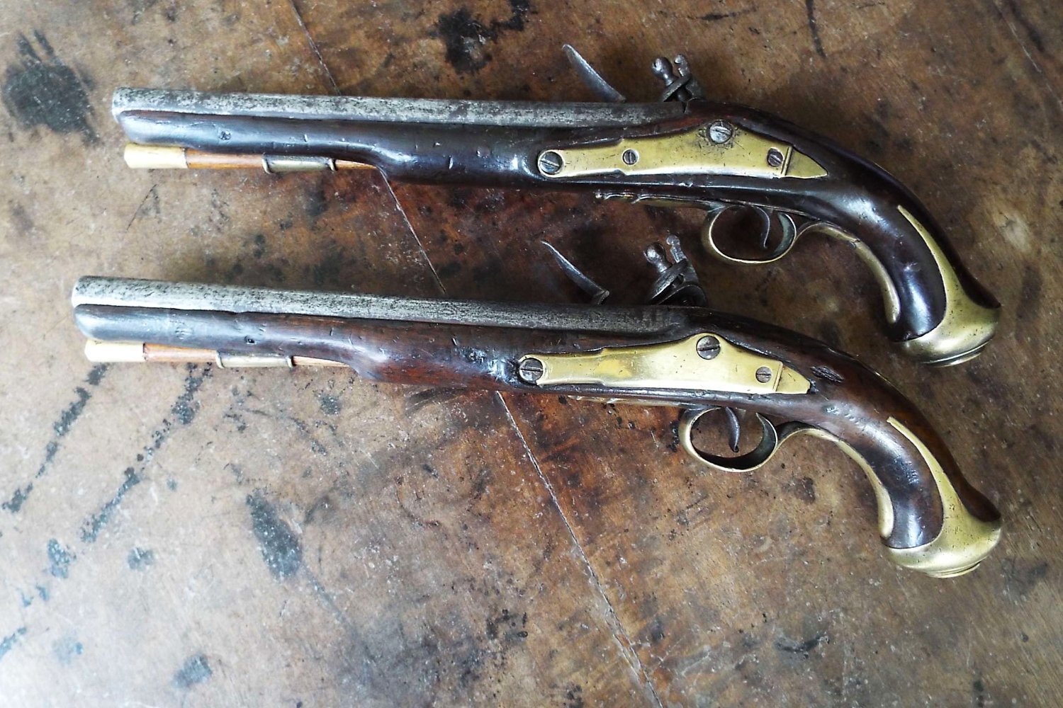 Tower Yeomanry Pistols Brace of flintlock Royal Foresters Pistols .60 Cal Muzzleloader Muzzleloader